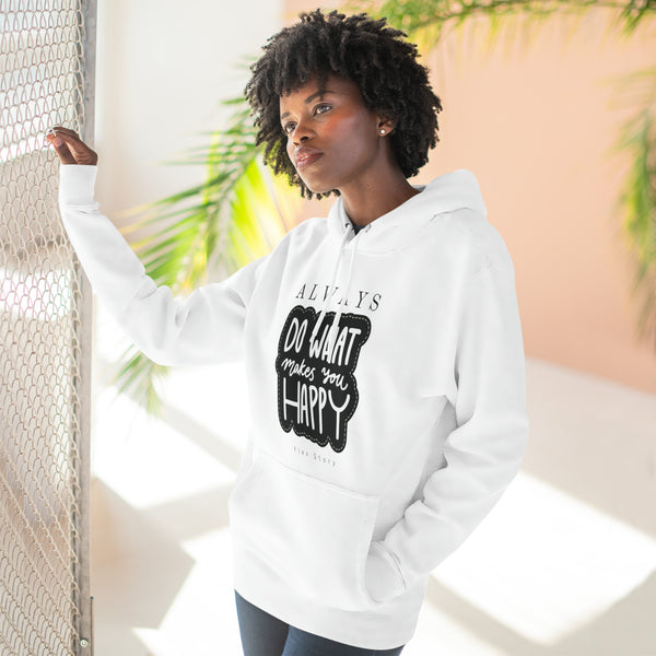 white hoodie