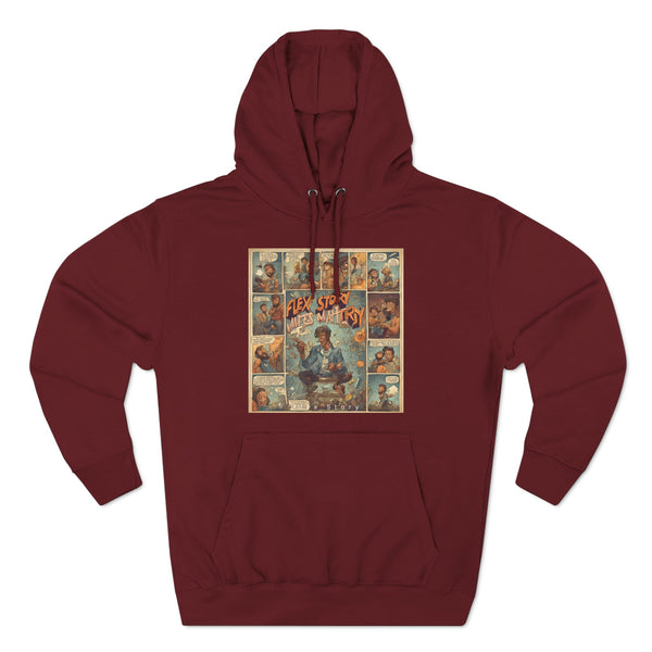 Burgundy hoodie