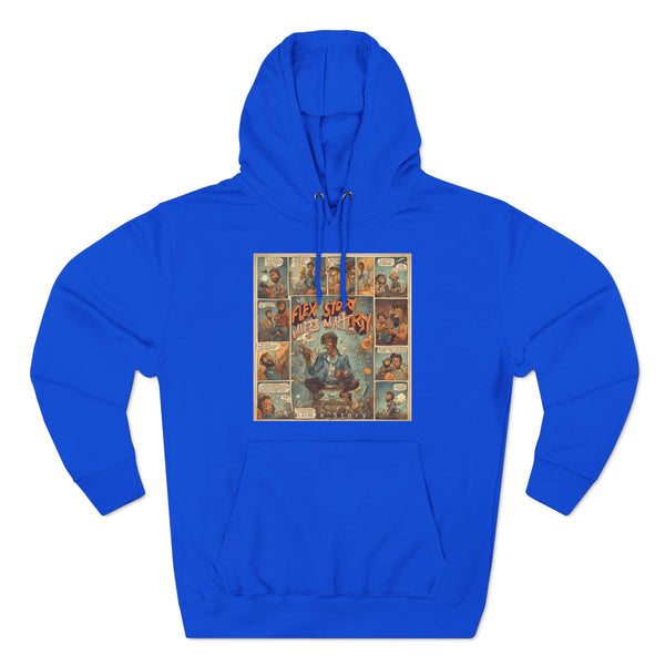 blue sweatshirts