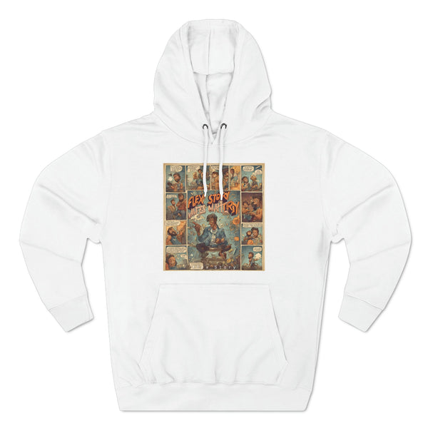 white hoodie