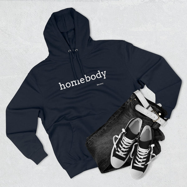 navy hoodie