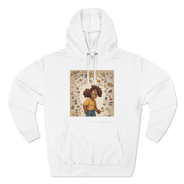 white hoodie