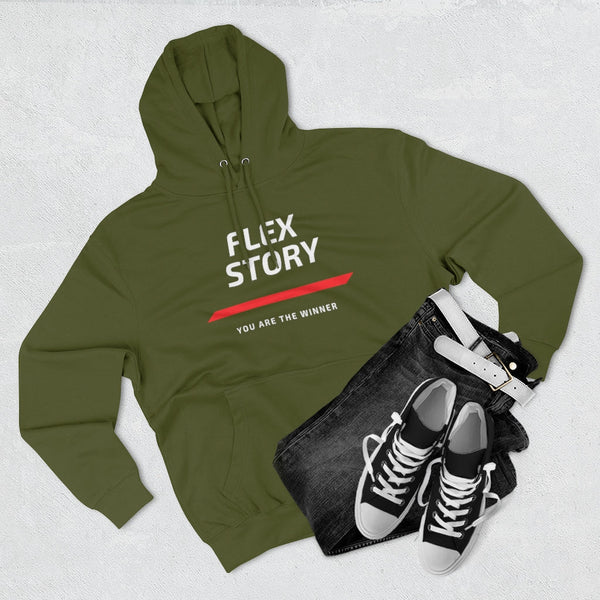 Hoodie Sweatshirt Style for Pullover Hoodie Outfit Streetwear Fashion Basic Clothing Casual Wear Motivating Fitness Inspired Look with Quote Words Mens and Womens Hoodie with Graphics by Flex Story Streetwear Brand flexstoryhoodies