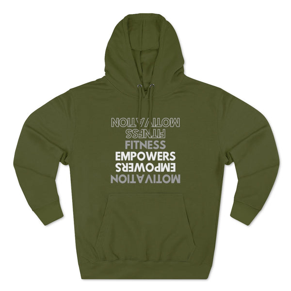 Hoodie Sweatshirt Style for Hoodie Outfits of Basic Clothing Casual Fashion Style Pullover Jacket with Gym Motivation Quote Fitness Fashions Streetwear Aesthetic Mens and Womens Army Green Hoodie with Graphics by Flex Story Streetwear Brand flexstoryhoodies