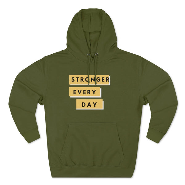 army green hoodie