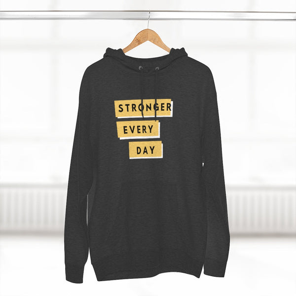 Sweatshirt Pullover Hoodie for Casual Streetwear Outfit Urban Fashion Fitness Inspired Gym Style Basic Clothing Motivational Aesthetic Look with Quote About Strength Mens and Womens Hoodie with Graphics by Flex Story Streetwear Brand flexstoryhoodies