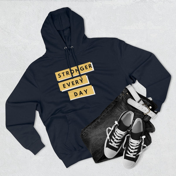 navy hoodie