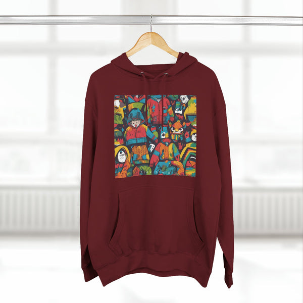 Burgundy hoodie
