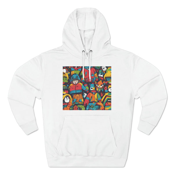 white hoodie