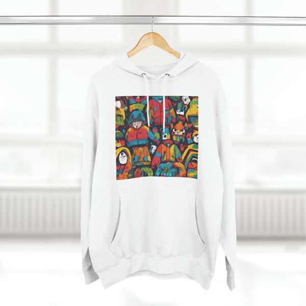 white hoodie