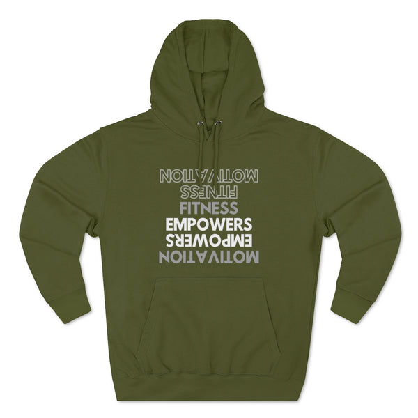 Hoodie Sweatshirt Style for Hoodie Outfits of Basic Clothing Casual Fashion Style Pullover Jacket with Gym Motivation Quote Fitness Fashions Streetwear Aesthetic Mens and Womens Army Green Hoodie with Graphics by Flex Story Streetwear Brand flexstoryhoodies