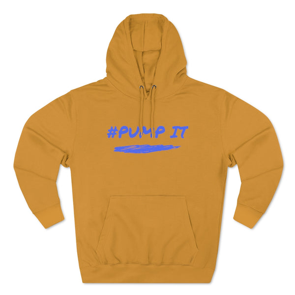 Hoodie Sweatshirt Style Jacket for Streetwear Clothing Pullover Outfits with Basic Urban Style Casual Fashion Gym Motivation Fitness Aesthetic Quote Goal Pump It Mens and Womens Mustard Hoodie with Graphics by Flex Story Streetwear Brand flexstoryhoodies