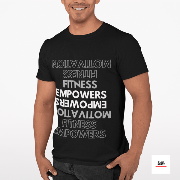 Fitness Motivation T-Shirt Mens and Womens Shirts & Tops with Graphics by Flex Story Streetwear Brand flexstoryhoodies