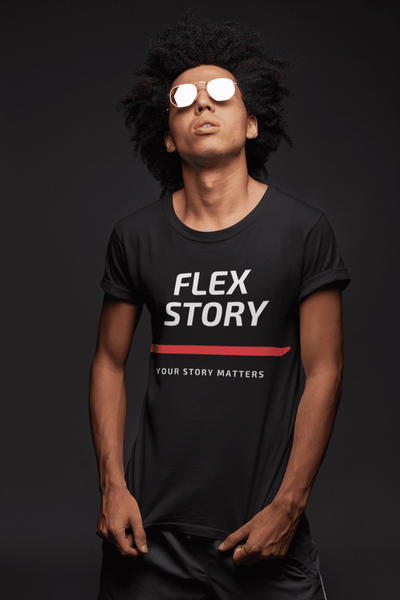 Flex Story T-Shirt | Inspiring Tee | You Matter Mens and Womens Shirts & Tops with Graphics by Flex Story Streetwear Brand flexstoryhoodies