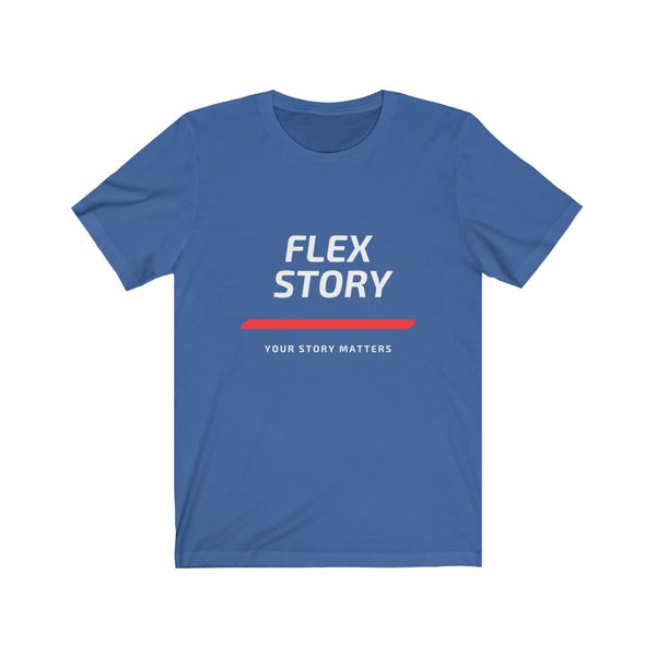 Flex Story T-Shirt | Inspiring Tee | You Matter Mens and Womens Blue Shirts & Tops with Graphics by Flex Story Streetwear Brand flexstoryhoodies