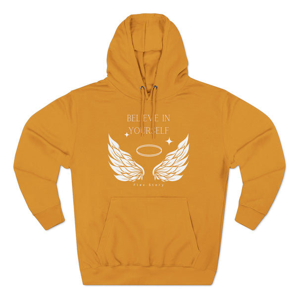 Angel Wings Hoodie | Believe in Yourself - Inspirational Hoodie | Cozy Sweatshirt Hoodie flexstoryhoodies Flex Story Your Story Matters