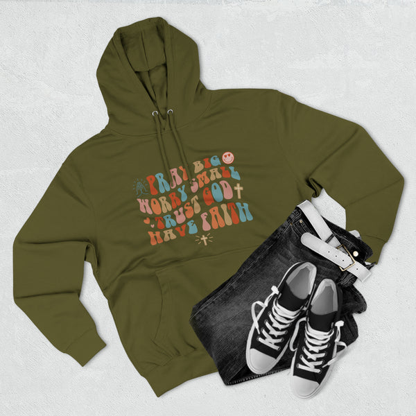 Inspirational Hoodie & Cute Colorful Letters Sweatshirt | Pray Apparel Gift Idea Army Green Hoodie flexstoryhoodies Flex Story Your Story Matters