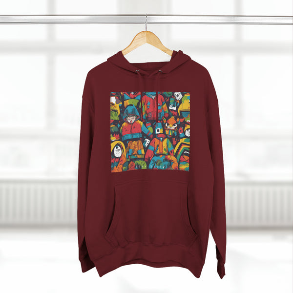 Abstract Hoodie with a Meaning | Streetwear Outfit Sweatshirt Burgundy Hoodie flexstoryhoodies Flex Story Your Story Matters