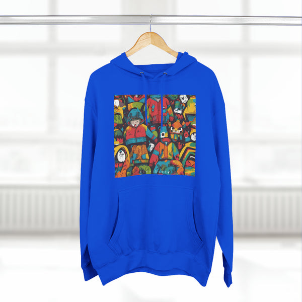 Abstract Hoodie with a Meaning | Streetwear Outfit Sweatshirt Royal Blue Hoodie flexstoryhoodies Flex Story Your Story Matters