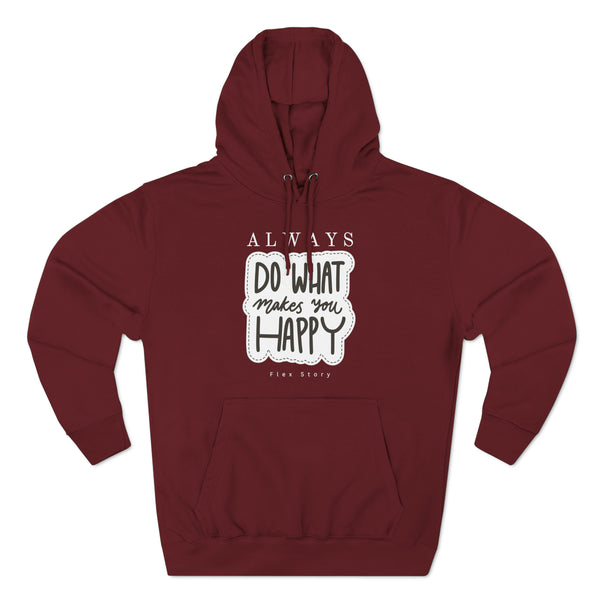 Burgundy hoodie