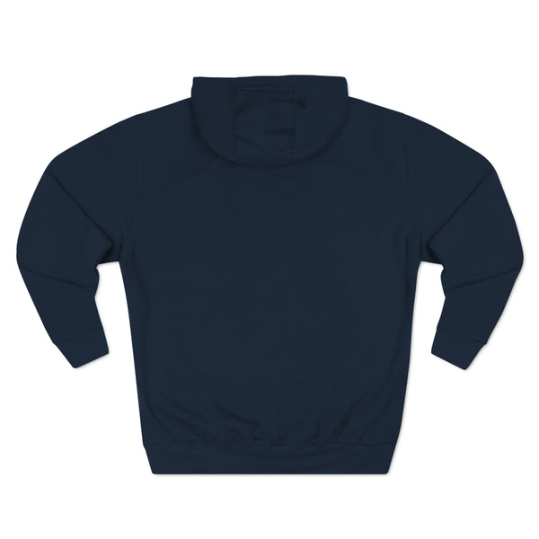 navy hoodie back