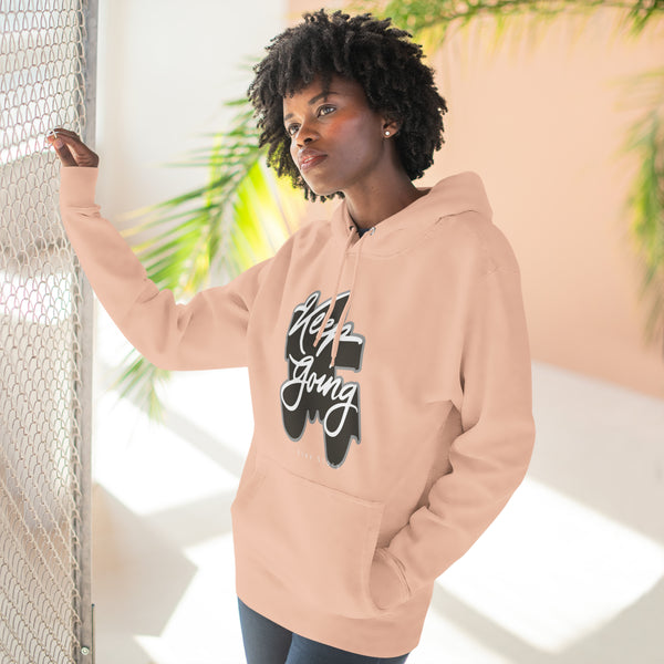 pink hoodie