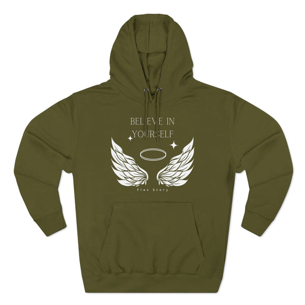 army green hoodie