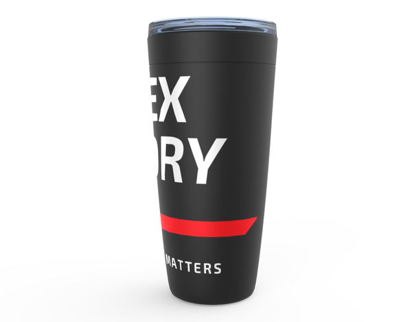 Fitness Tumbler (Grey, Black) Mens and Womens Black Tumblers with Graphics by Flex Story Streetwear Brand flexstoryhoodies