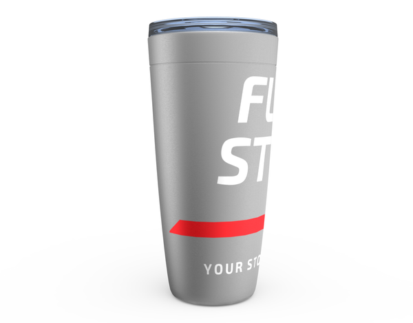Fitness Tumbler (Grey, Black) Mens and Womens Tumblers with Graphics by Flex Story Streetwear Brand flexstoryhoodies