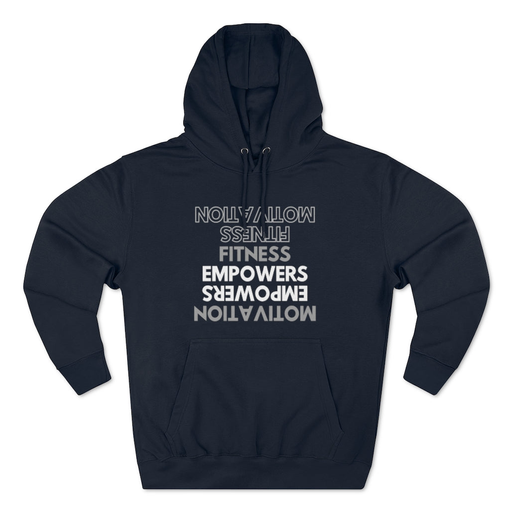 Fitness Themed Motivation Hoodie | Sweatshirt for Gym Lovers Navy Hoodie flexstoryhoodies Flex Story Your Story Matters