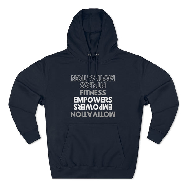 Fitness Themed Motivation Hoodie | Sweatshirt for Gym Lovers Navy Hoodie flexstoryhoodies Flex Story Your Story Matters