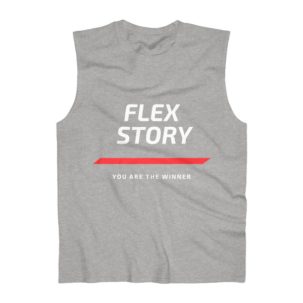 "You are the winner" Men's Ultra Cotton Sleeveless Tank Sport Grey Flex Story flexstoryhoodies Flex Story Your Story Matters