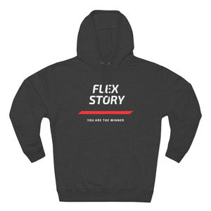 Flex Story Hoodie - Essentials Sweatshirt for Streetwear Outfit Charcoal Heather Hoodie flexstoryhoodies Flex Story Your Story Matters