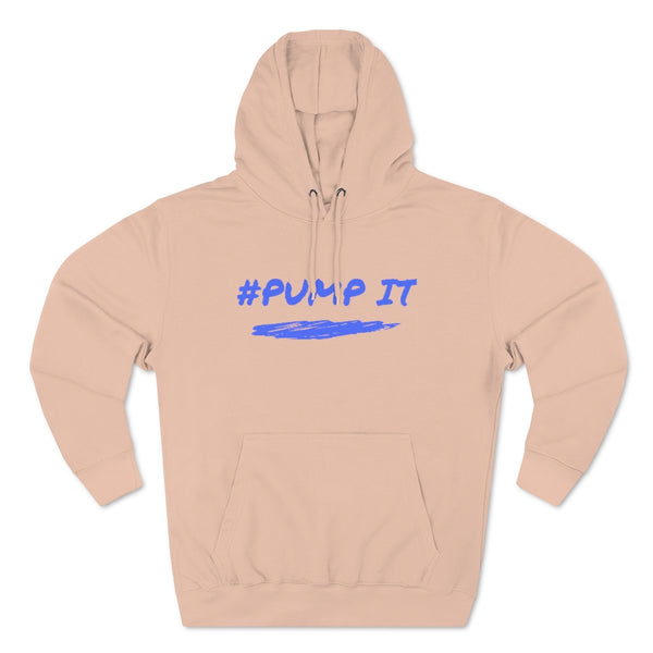 Fitness Enthusiast Hoodie | Gym Lover Sweatshirt | Pump It - Fitness Fashion Pale Pink Hoodie flexstoryhoodies Flex Story Your Story Matters