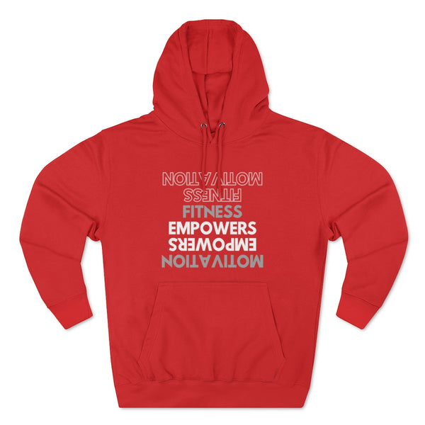 Fitness Themed Motivation Hoodie | Sweatshirt for Gym Lovers Red Hoodie flexstoryhoodies Flex Story Your Story Matters