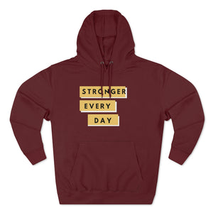 Fitness Themed Hoodie | Sweatshirt for Gym Enthusiast | Streetwear Hoodie with a Meaning Burgundy Hoodie flexstoryhoodies Flex Story Your Story Matters
