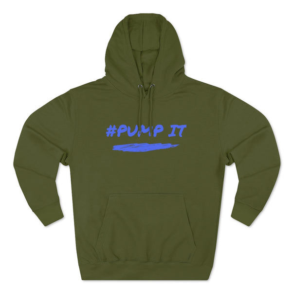 Fitness Enthusiast Hoodie | Gym Lover Sweatshirt | Pump It - Fitness Fashion Army Green Hoodie flexstoryhoodies Flex Story Your Story Matters