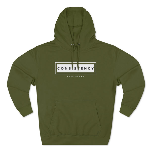 army green hoodie