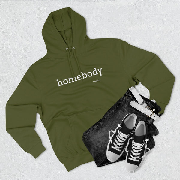 Homebody Hoodie | Cozy Sweatshirt for Home - Print Front & Back Hoodie flexstoryhoodies Flex Story Your Story Matters